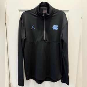 Jordan Brand UNC Black Half-Zip - Men’s Size Medium
